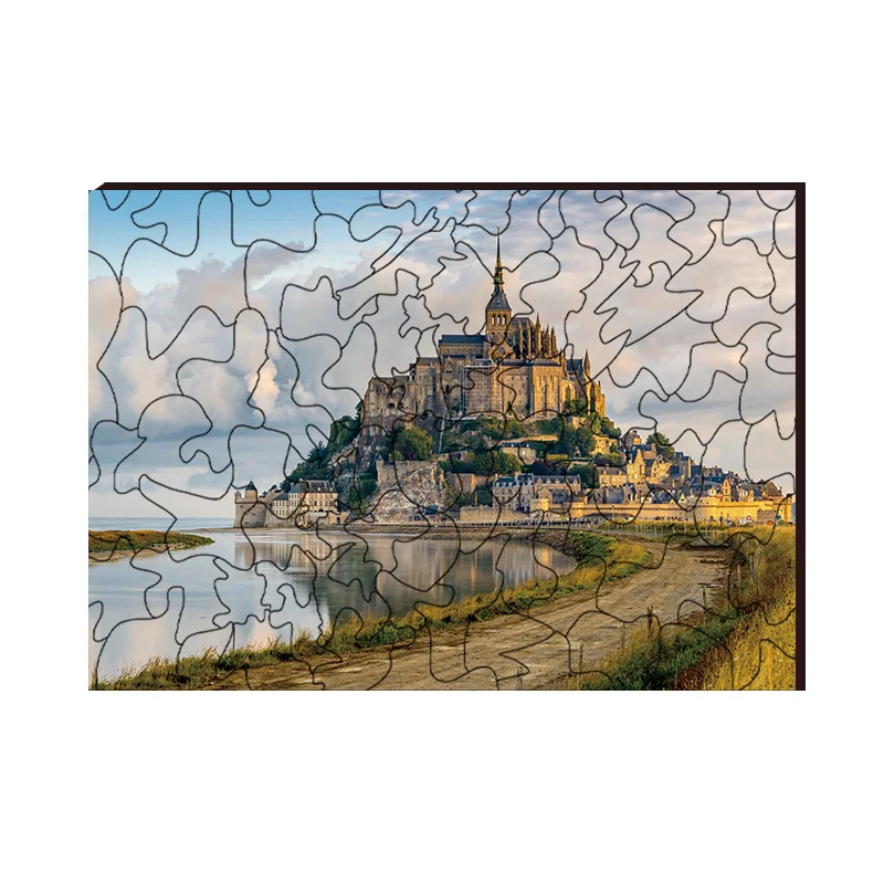 Jeffpuzzle™-JEFFPUZZLE™ Mont-Saint-Michel Puzzle