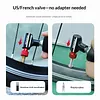 Bicycle CO2 Valve Head Kit with Foam Sleeve M&A Valves Adapter for Cycling