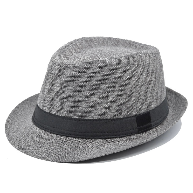Unisex Modern Style Classic Style Geometric Curved Eaves Sun Hat Fedora Hat