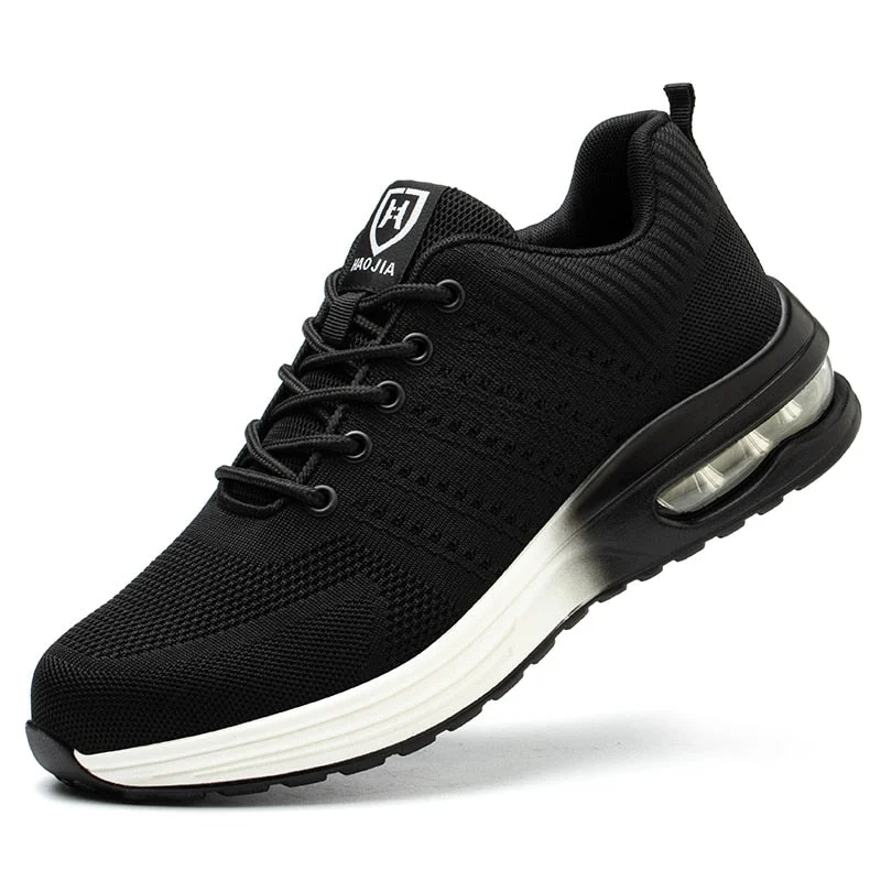 Fashion Men Safety Shoes Work Sneakers Steel Toe Shoes Women Work Boots Anti-puncture Indestructible Man Sefety Boots Male Shoes