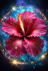 Luxury AB Velvet Diamond Painting Kit - Flower
