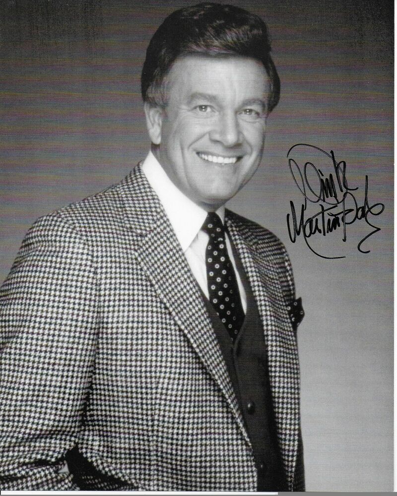 Wink Martindale Original Autographed 8x10 Photo Poster painting