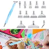 (US Local)13pcs/set Metal Diamond Painting Pen Nib DIY Craft Point Drill Pen Kit