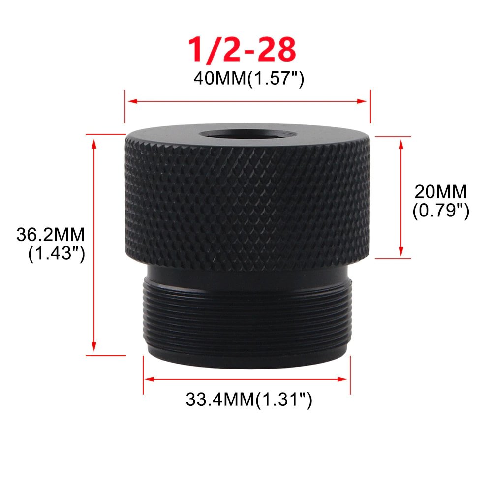 OD 1.57"  L 10 inch aluminum Modular  compatible 1.375x24 baffles cups blink end cap blast chamber
