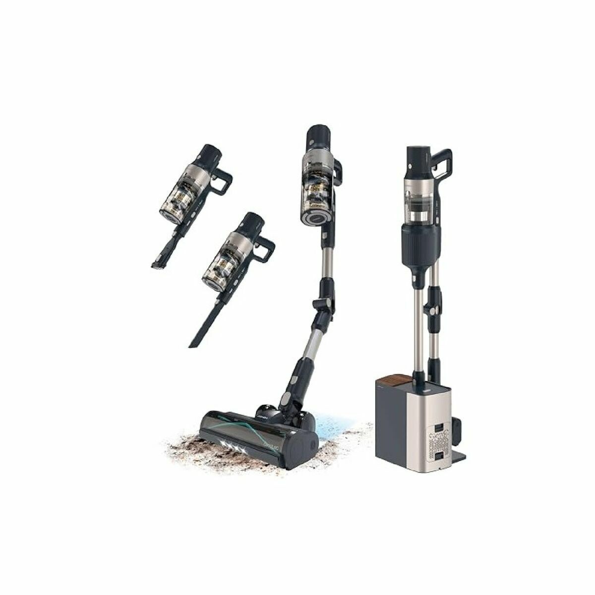 Stick Vacuum Cleaner Cecotec Conga Rockstar 5500 Hurricane Station Flex 600 W