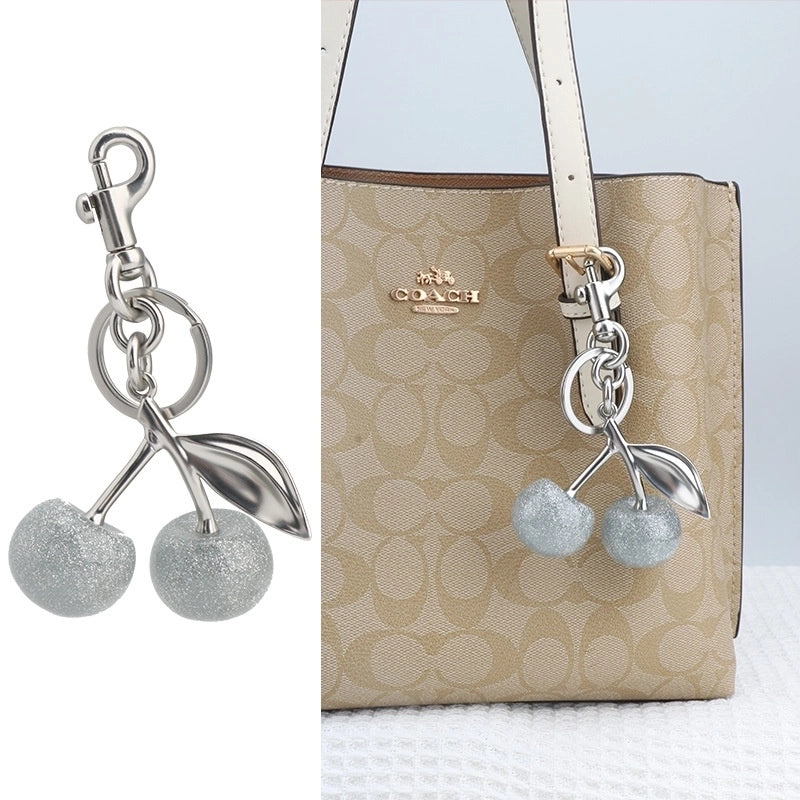 Resin Cherry Bag Charms
