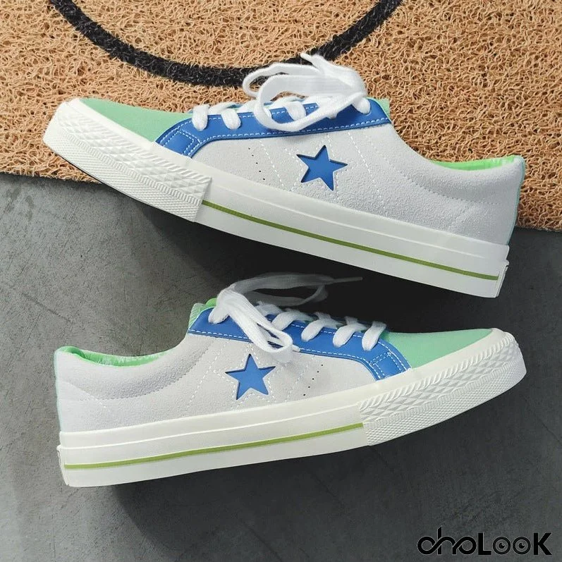 Women's & Men's Summer Breathable And Niche Stitching Canvas Shoes