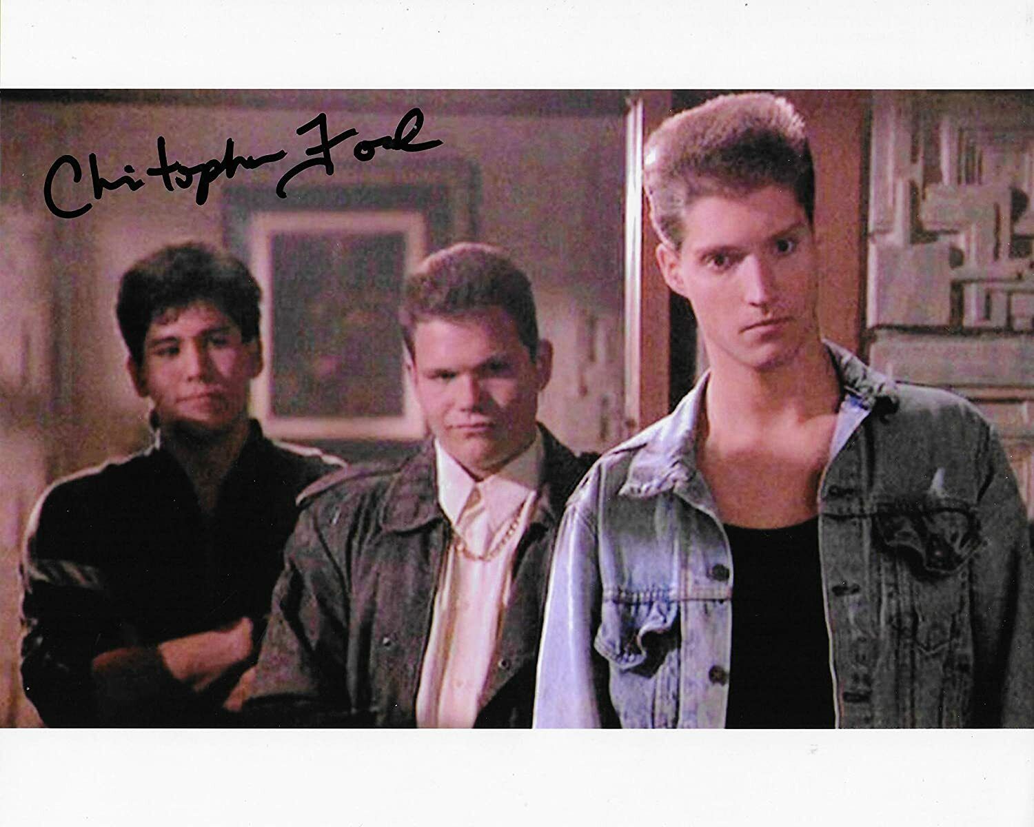 Christopher Ford The Karate Kid Original Autographed 8X10 Photo Poster painting