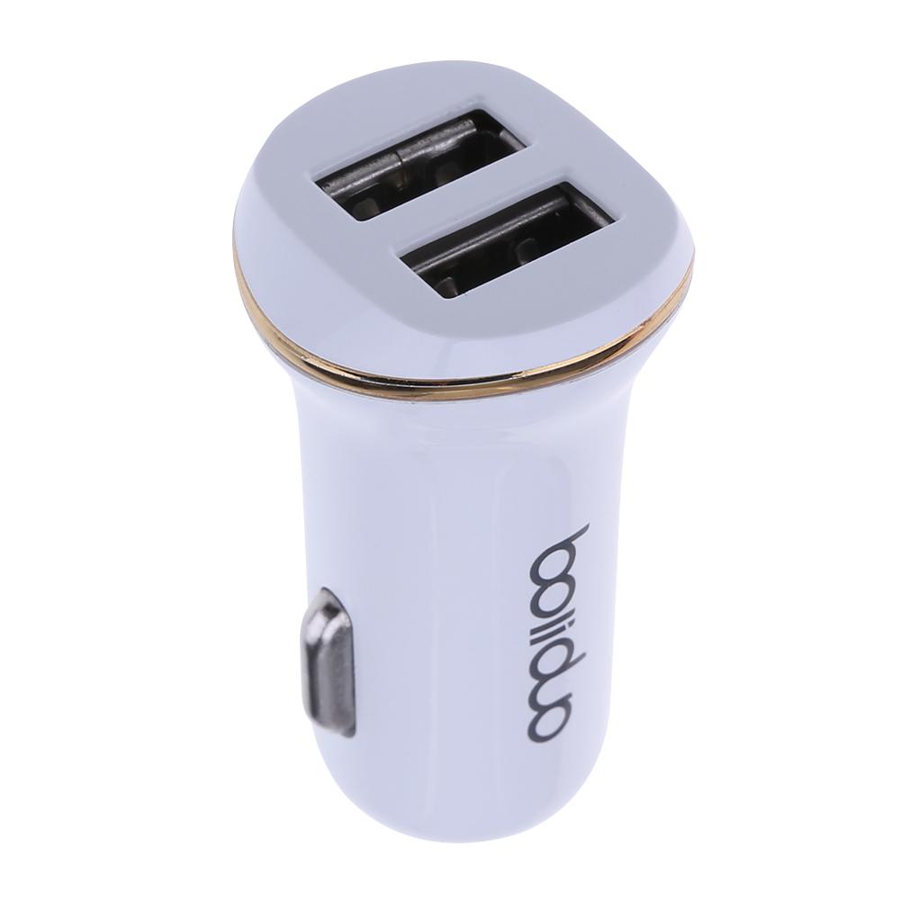 

5V 2.4A/1.0A Dual USB Fast Charging Smart Car Charger for Phone Tablet, 501 Original