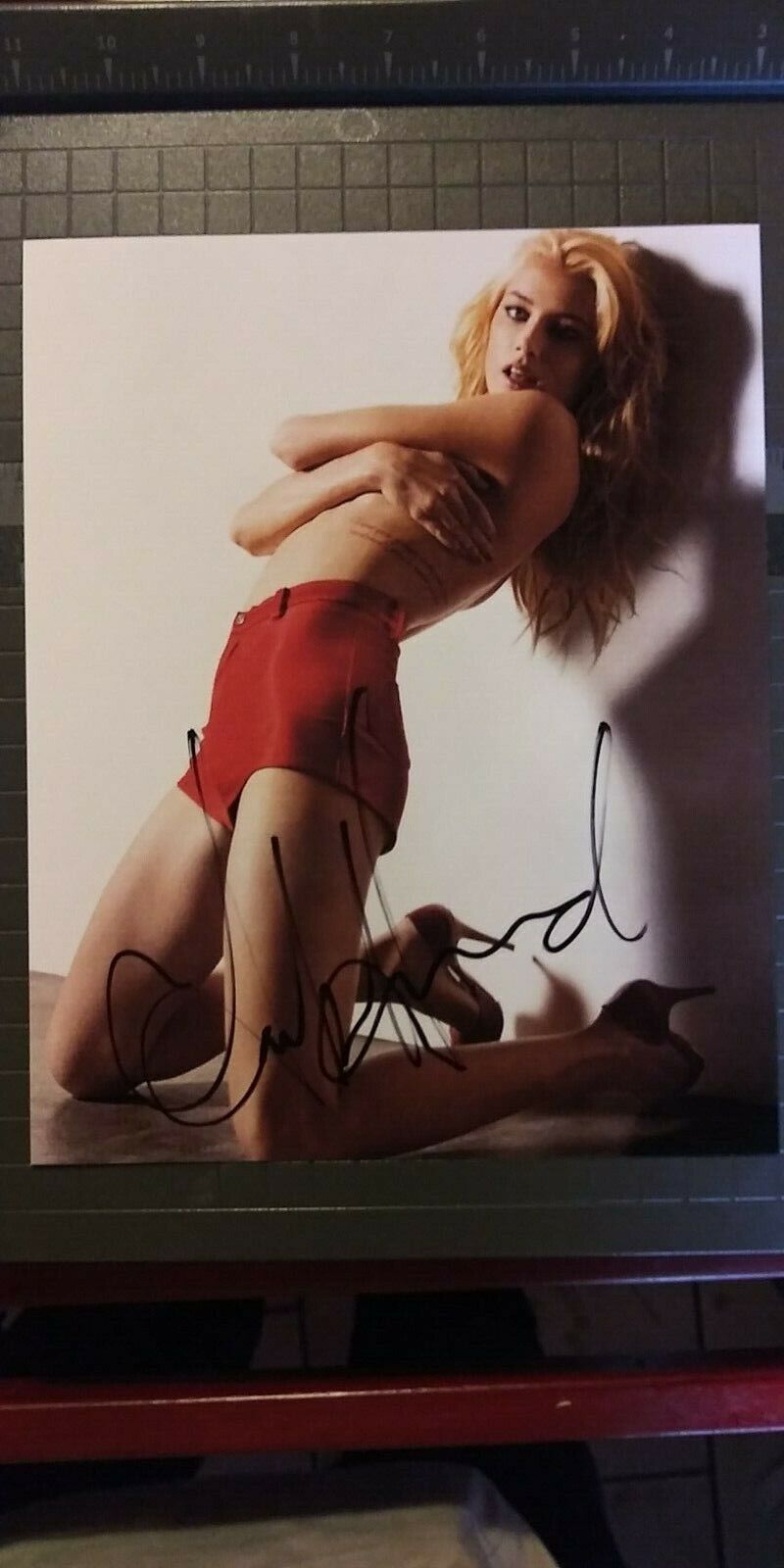 Amber Heard signed 8x10