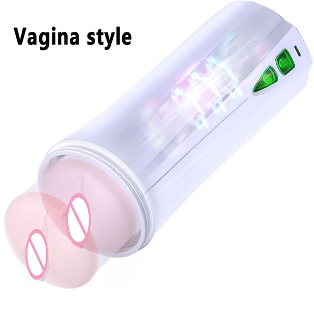 Automatic Telescopic Masturbation Cup Male Penis Training Masturbator 