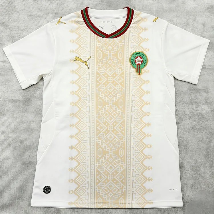 【S~4XL】Morocco 2026 World Cup Away Football Jersey 1:1 Thai Quality