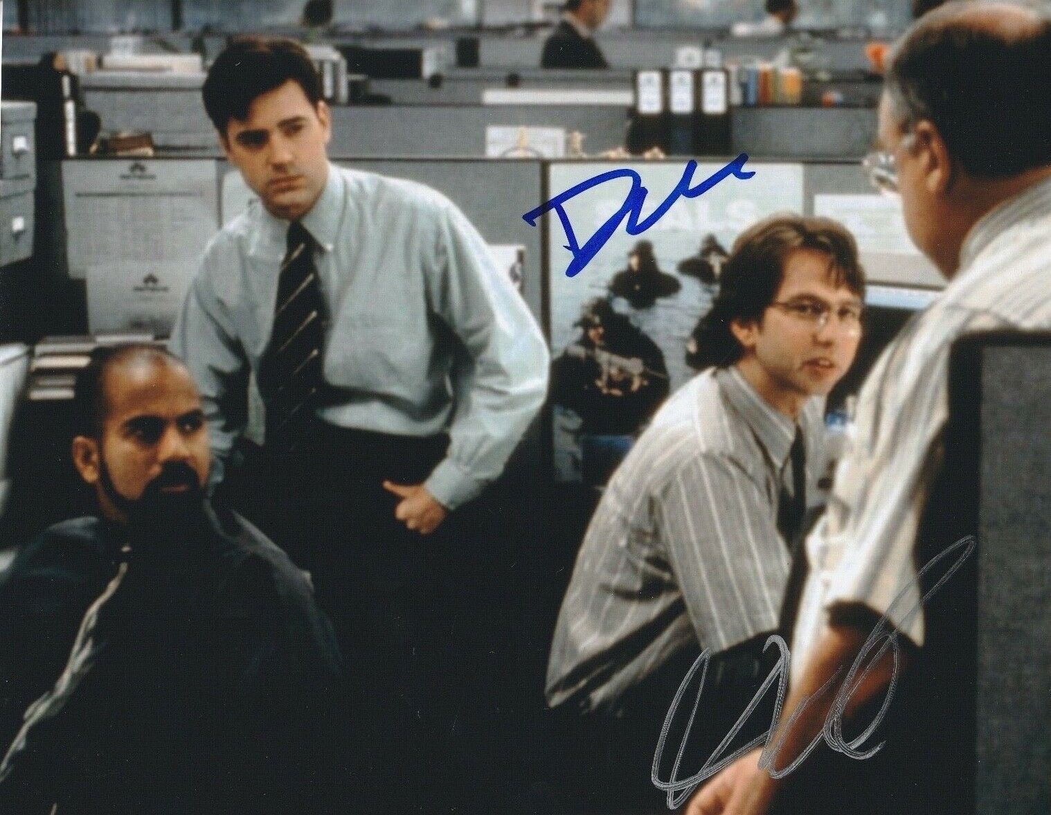 * OFFICE SPACE * signed autographed 8x10 Photo Poster painting * DAVID HERMAN & AJAY NAIDU * 1