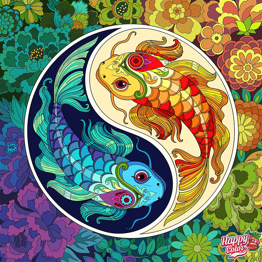 

Fish - Special Shaped Diamond Painting - 30*30CM, 501 Original