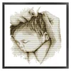 （No Printed Canvas）Counted Cross Stitch 14CT-Embrace 28*31cm(Brand)