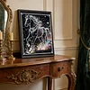 Diamond Painting-DIY Special Shaped Drill Pearl Painting Black Horse(30x40cm)