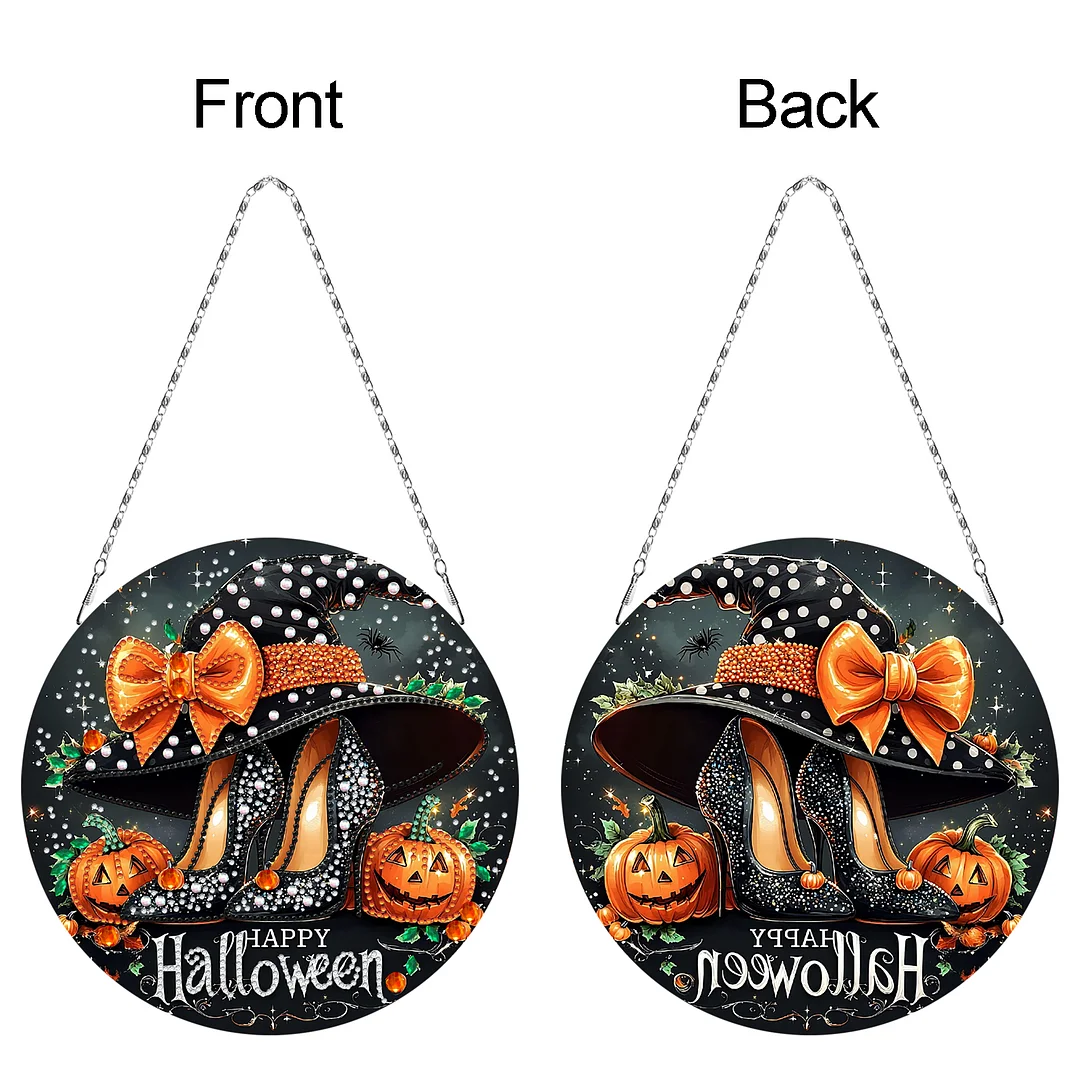 2D Flat DIY High Heels Diamond Art Pendant Double-Sided Diamond Painting Set