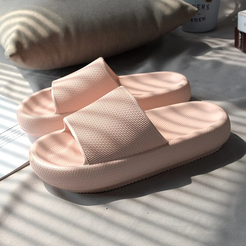 Men Thick-soled Slippers EVA Soft-soled Comfortable Sandals Casual Men 's Indoor Bathroom Non-slip Shoes 2021 Summer Trend Beach