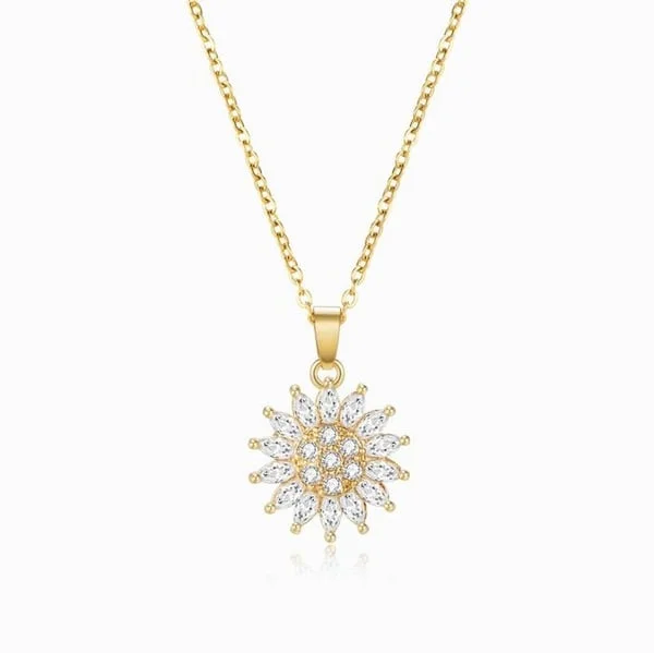 🔥Sunflower necklace brings the power of sunshine🎁💕Sunflower Necklace🎁💕