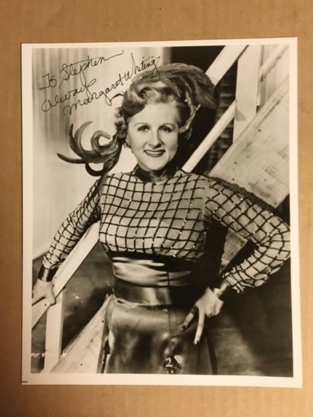 Margaret Whiting Actress Boldly Signed 8x10 Lovely Photo Poster painting with COA