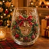 Kouzeln&aacute; v&aacute;nočn&iacute; kolekce 3D skleněn&yacute;ch kel&iacute;mků &ndash; Santa Claus, sob, sněhul&aacute;k a v&aacute;nočn&iacute; stromeček