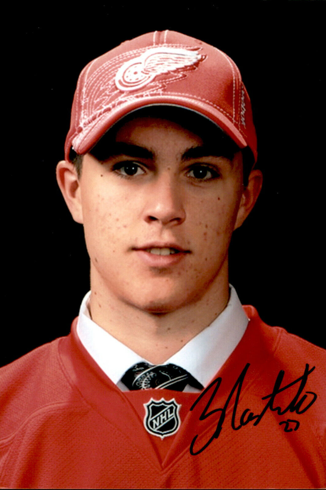 Zach Nastasiuk SIGNED autographed 4x6 Photo Poster painting DETROIT RED WINGS #2