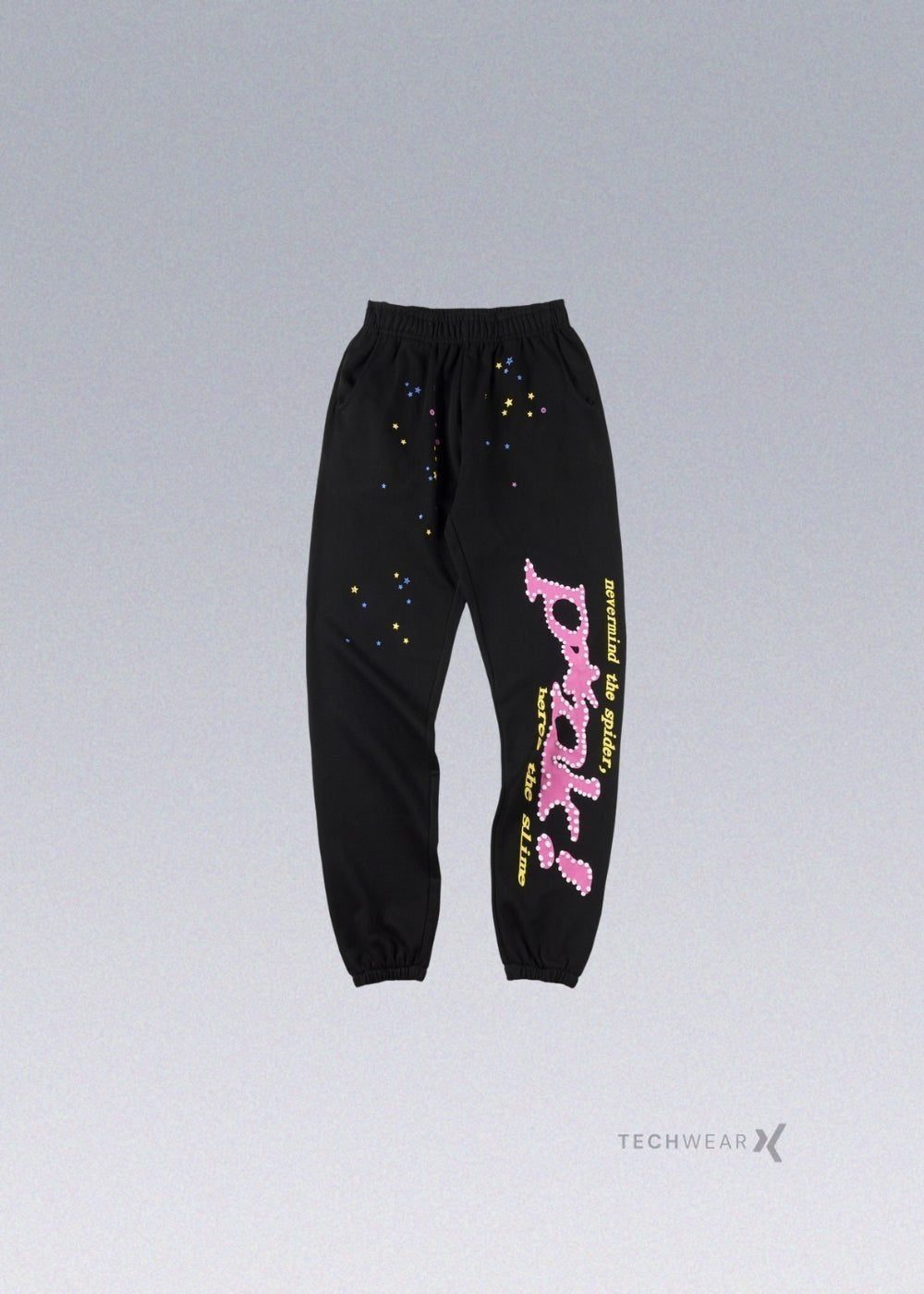 Black Sp5der Sweatsuit Techwear - X techwear-x