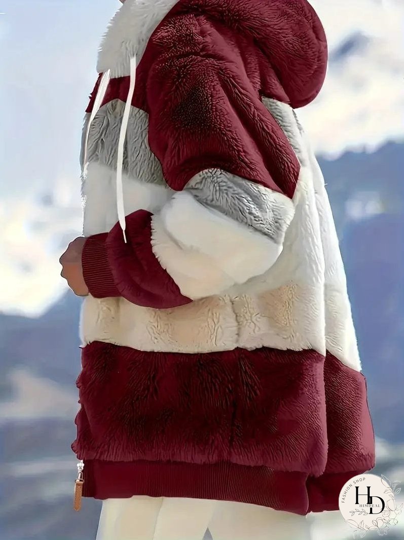 Trendy Tie-Dye Hooded Jacket