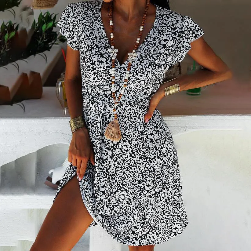 Wanting More Printed Dress-vocosishoes