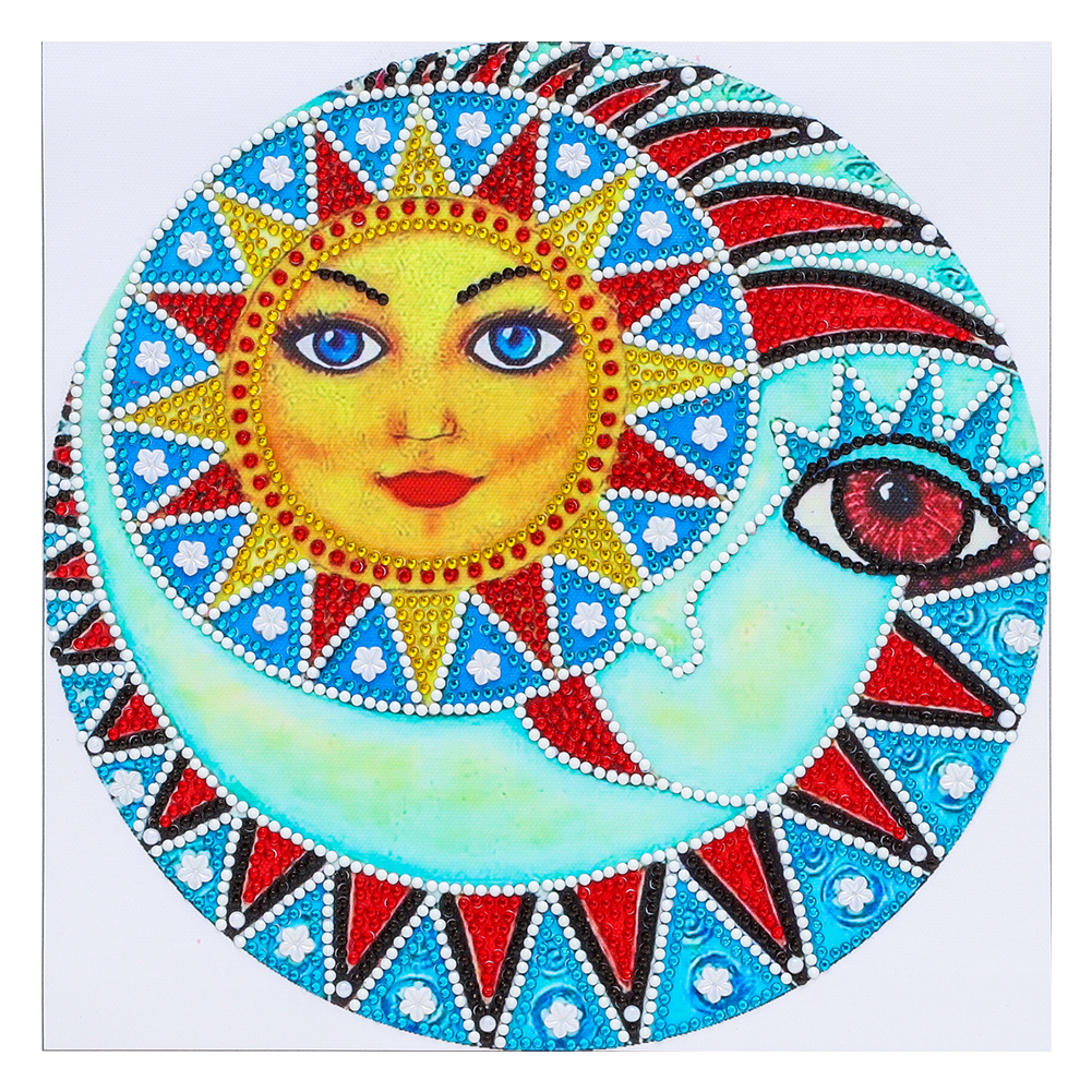 

Luminous Sun God - Special Shaped Diamond Painting - 30*30CM, 501 Original