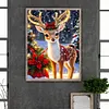 Christmas Deer-Full Round Diamond Painting 30*40CM