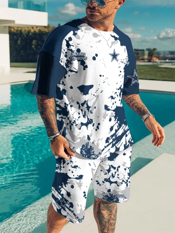 Dallas Cowboys Limited Edition Top And Shorts Two-Piece Suits