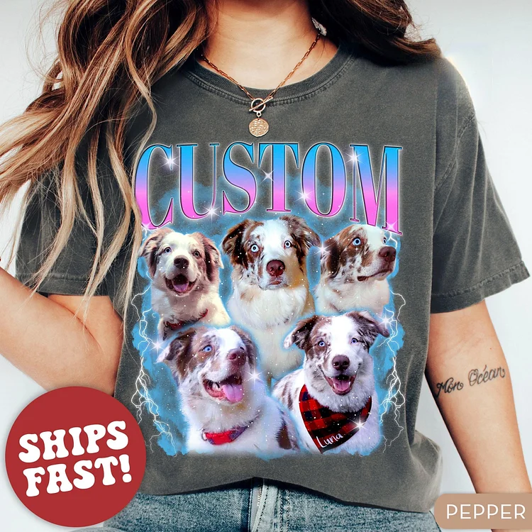 Custom Bootleg Shirt, Custom Pet Shirt, Custom Dog Shirt Sweatshirt Hoodie