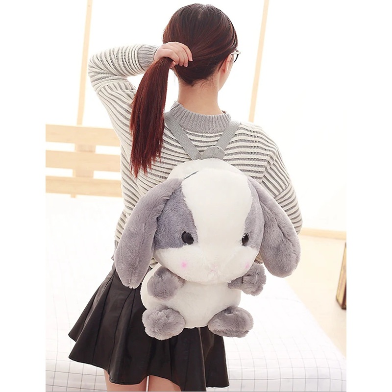 stuffed bunny backpack