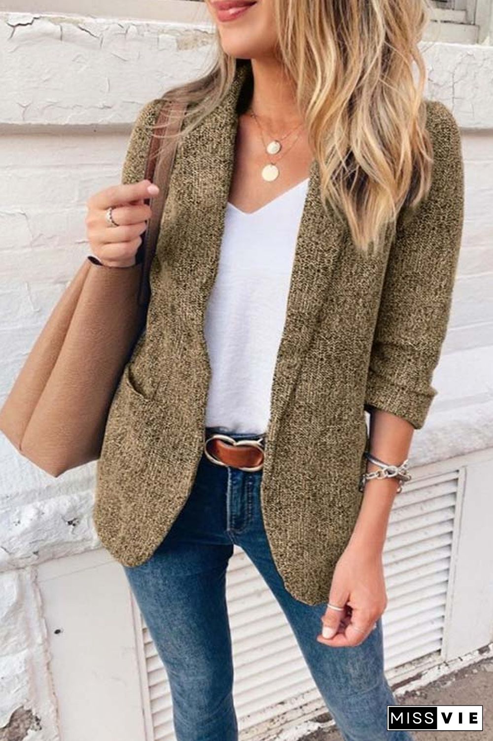 Stylish Casual Half Sleeve Blazer