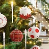 18PCS Christmas Tree Red White Decor Set