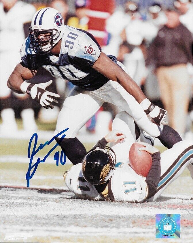 *JEVON KEARSE*SIGNED*AUTOGRAPHED*Photo Poster painting*TENNESSEE*TITANS*8X10*THE FREAK*INSCRIBED