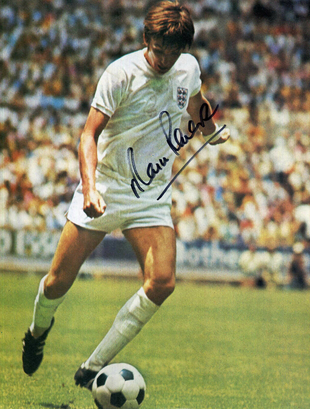 MARTIN PETERS Signed Photo Poster paintinggraph West Ham United & England World Cup 1966 reprint