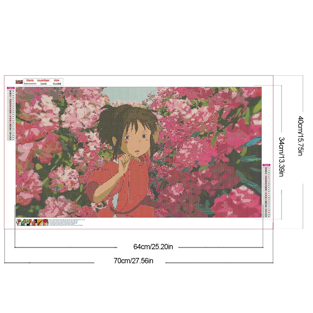 Diamond Painting - Full Round Drill - Spirited Away(Canvas|70*40cm)