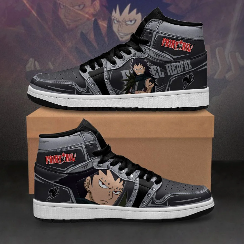 Kingofallstore - Kingofallstore - Gajeel Redfox Sneakers Custom Anime Fairy Tail Shoes