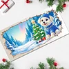 (US Local)12PCS DIY Xmas Pattern Rhinestone Diamond Art Mosaic Postcards for Celebrations