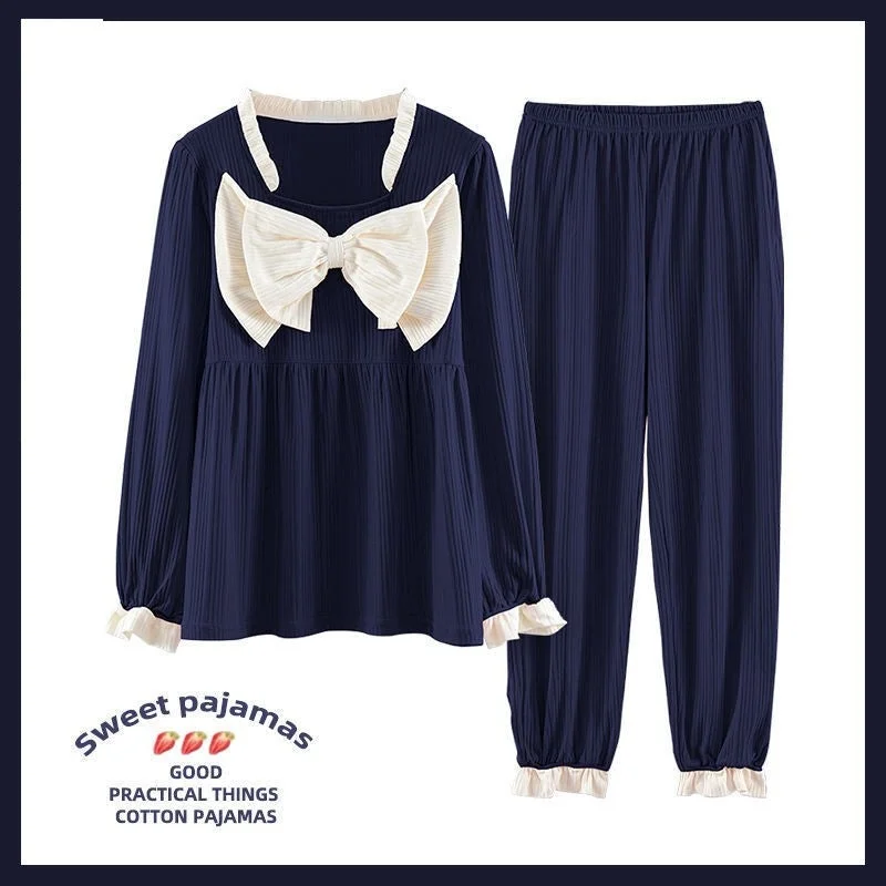 Women's Comfortable Pajamas 2-piece Set Princess Cute Girly Style