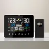 Wireless Weather Station with Humidity Atomic Clock Air Pressure for Patio House
