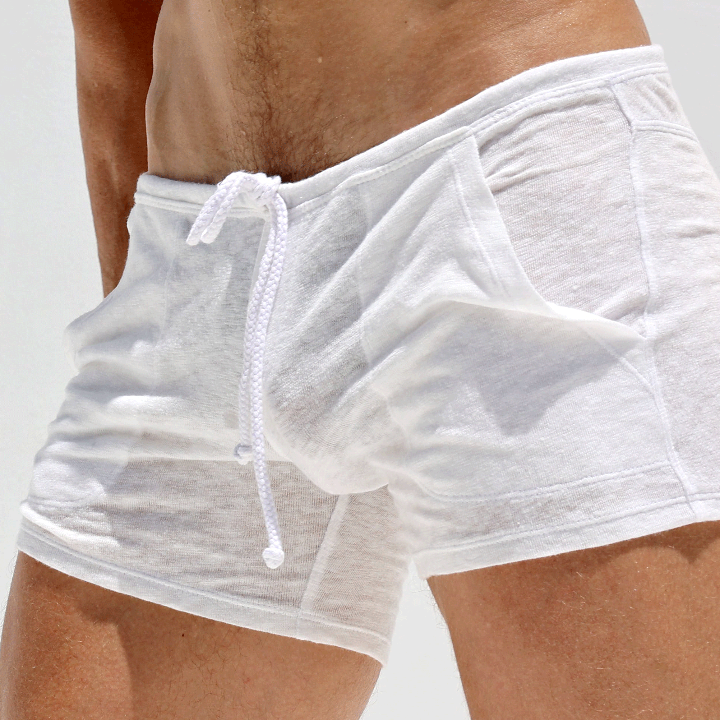 Men's Light Bamboo Knitted Home Shorts