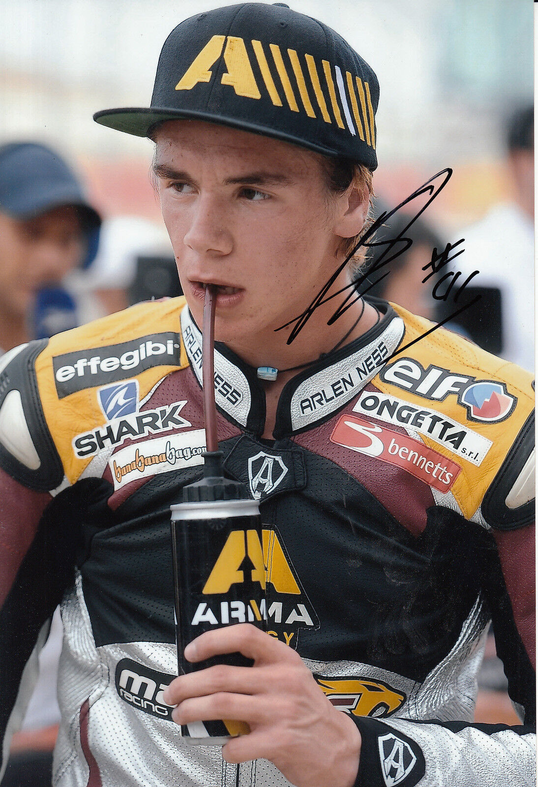 Scott Redding Hand Signed Marc VDS Racing 12x8 Photo Poster painting Moto2 MotoGP 5.