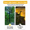 Solar Pathway Lights Decorative Path Light Solar Powered Outdoor Landscape Lighting for Driveway Lawn Patio Garden Yard