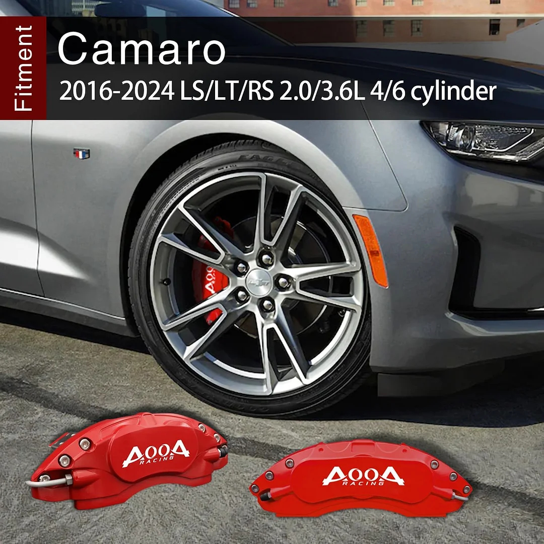 Car aluminum alloy special car special buckle screw fixed caliper cover (4PCS luxury upgrade version)