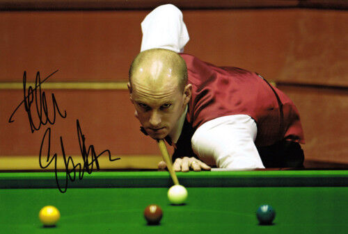 Peter Ebdon SIGNED Autograph 2002 World Snooker Champion 12x8 Photo Poster painting AFTAL COA