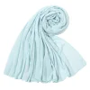 Plain Color Women Sweat Cloth Long Hijab Scarf Shawl