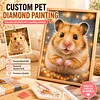 Custom Pet Diamond Painting Kit &ndash; Personalized 5D Art from Your Photo